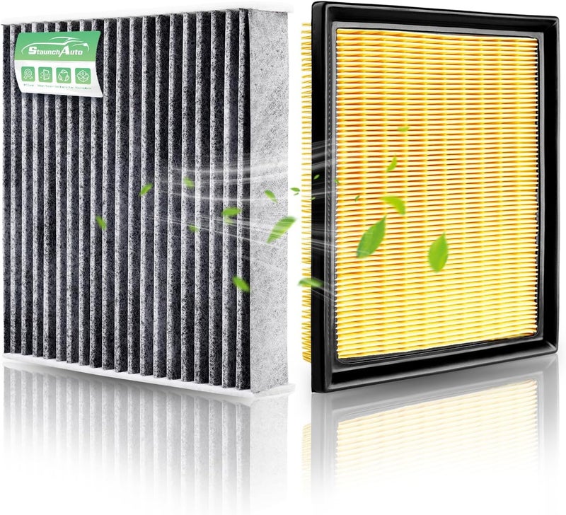 StaunchAuto Engine and Cabin Air Filter Combo for Toyota Rav4 2016-2018 (Only for Hybrid 2.5l) Prius 2010-2015(Hybrid 1.8l) Nx300h 15-19, Lexus Ct200h 11-17 Cabin Filter #17801-37020 Cf10285-2 Pack - Image 1